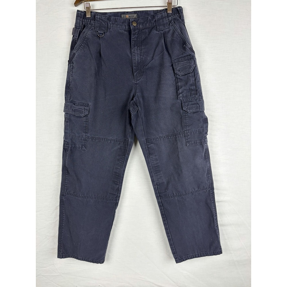 5.11 Tactical Mens Cargo Pants‎ Navy Blue Utility Work Trousers 32 x 29 - Picture 3 of 11
